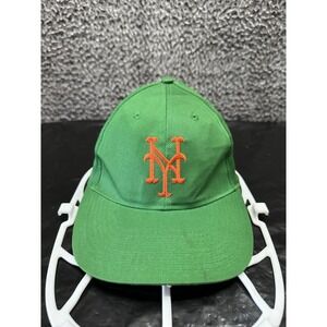 New York Mets VTG Selling Edge Snapback Hat 1800-Mattress Green Rare 90s‎